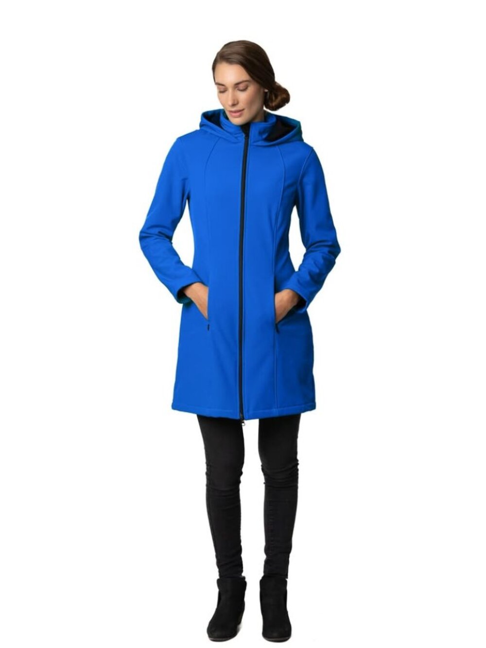 That Coat Women's Rain Coat – Sapphire Blue | Waterproof & Windproof Jacket
